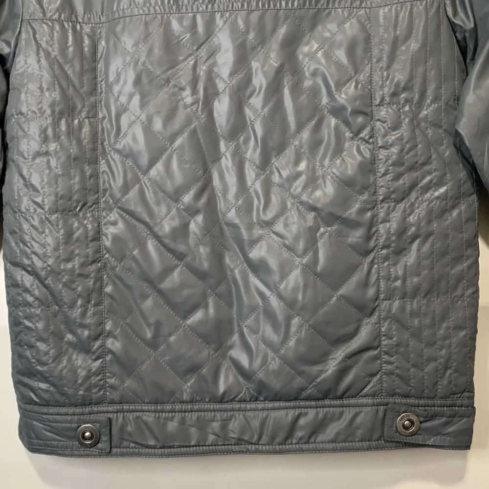 GUESS PREMIUM Gray Quilted Style Jacket - Size 12 Kids